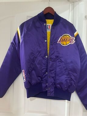 Vintage limited edition Los Angeles Lakers Purple Satin Jacket
